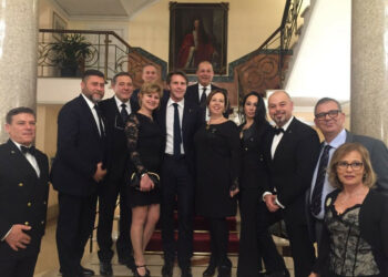 Delegazione calabrese delle Guardie d’Onore alle Reali Tombe del Pantheon