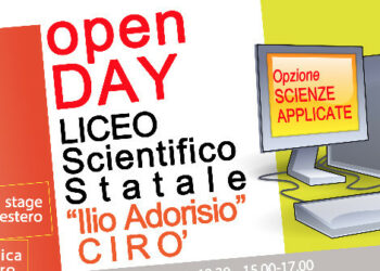 Il 28 gennaio Open Day del liceo Scientifico “I. Adorisio” di Cirò