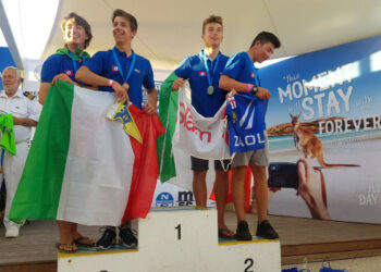 Italiani d’argento e di bronzo al Campionato del Mondo 420 2017 a Fremantle, in Australia