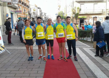 Cinque atleti della CiròRunners Arasarasa di Cirò Marina alla Terza Edizione Maratonina di Natale
