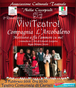 Mettiteve a ffa l’ammore cu me! (fuori concorso) Di Eduardo Scarpetta per la regia Miriam Crivaro