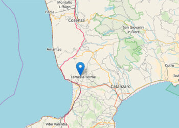 Scossa di Terremoto di magnitudo 3.5 in zona Lamezia Terme