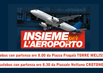 Aeroporto Crotone: dal Comune di Melissa un pullman per la manifestazione del 9 febbraio a Lamezia