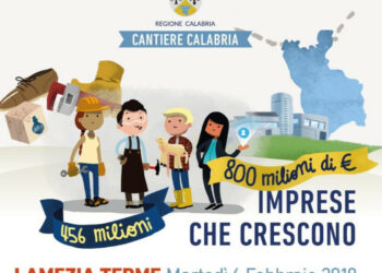 Cantiere Calabria: martedì 6 incontro con De Vincenti a Lamezia