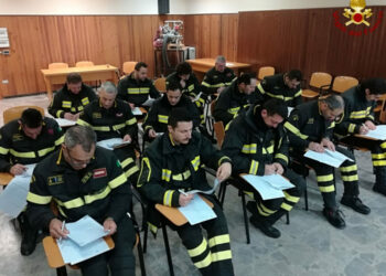 Concluso il corso provinciale per operatori T.A.S. di primo livello per Vigili del Fuoco