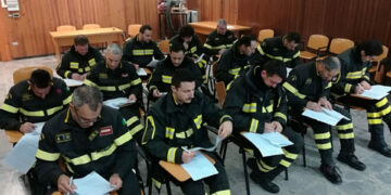 Concluso il corso provinciale per operatori T.A.S. di primo livello per Vigili del Fuoco