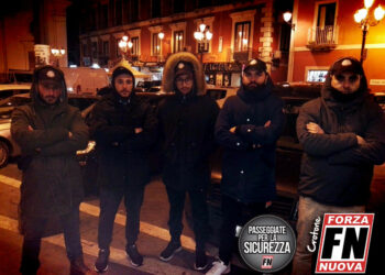 Crotone: continuano le passeggiate per la sicurezza di Forza Nuova