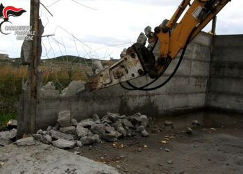 Demolito capannone abusivo a Strongoli, i Carabinieri Forestali lo avevano sequestrato a gennaio