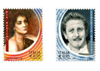 Due Francobolli dedicati a Mia Martini e Domenico Modugno