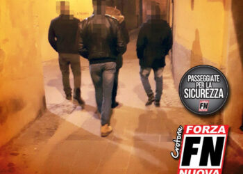 Forza Nuova Crotone, passeggiate per la sicurezza