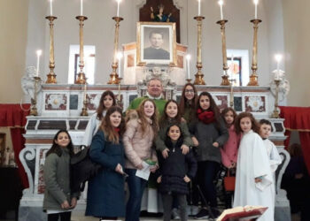 Inizio del Triduo a San Giovanni Bosco con i ragazzi dell’Oratorio San Domenico Savio di Cirò