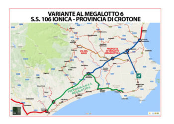 La proposta del Megalotto 6 dell’Associazione “Basta Vittime Sulla SS.106”