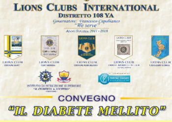 Lions Club Crotone Host: Il diabete mellito nella realtà crotonese e della sua “Prevenzione e dei stili di vita”