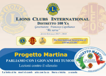 Lions Club Crotone: domani 17 febbraio al Pertini, “Parliamo coi Giovani dei tumori – Lezioni contro il silenzio”