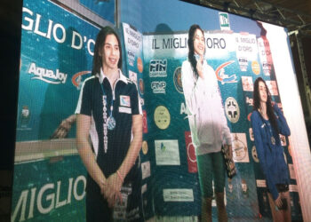 Napoli, Ilaria Fonte sul podio sotto l’attento sguardo del ct della nazionale