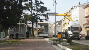 Torretta, iniziato l'allestimento per l'Ufficio Postale provvisorio (1)