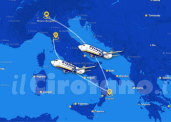 Al via le prenotazioni con Ryanair dall’Aeroporto di Crotone anche per PISA e MILANO dal 1° giugno 2018