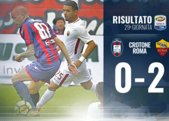 Calcio, Seria A: Crotone vs Roma 0-2