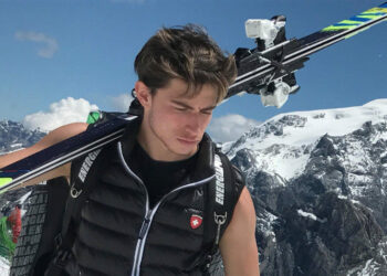 Il neo 18enne Mattia Scalise di Crotone, unico calabrese aspirante Maestro di Sci alpino