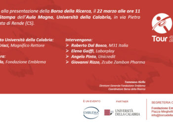 Tour della Borsa della Ricerca: Al via la tappa all’Università della Calabria, Innovazione e Opportunità