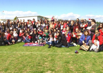 Il nido si veste di rossoblù: oltre 70 bimbi “invadono” il campo del Crotone