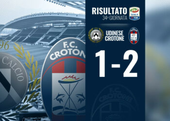 Calcio, Seria A: Udinese vs Crotone 1-2