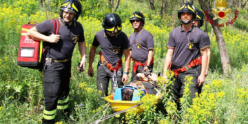 Esercitazione SAF e TPSS Vigili del Fuoco Crotone
