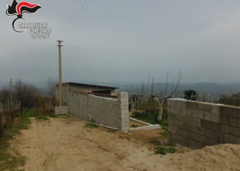 Sequestrati dei manufatti abusivi in un’area agricola privata a Petilia Policastro