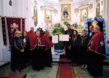 Crotone: Gemellaggio mariano tra i cavalieri di malta ad honorem e la confraternita