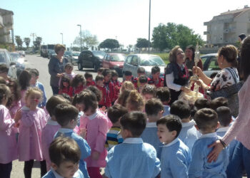 Il Polo d’Infanzia Baby Kinder Park accoglie la statua di Santa Rita e le sue reliquie