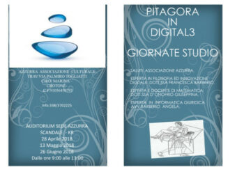Concluse le 3 giornate dedicate a Pitagora in digital3 a Scandale