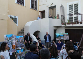 La mostra di pittura della giovane artista Tiziana Greco, meraviglia gli strongolesi