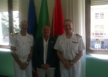 Il benvenuto in città al neo comandante della Capitaneria di Porto di Crotone, Giovanni Greco