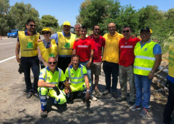 Giornata ecologica contro il degrado sulla SS106: con Legambiente, Basta Vittime sulla 106, Anas e Comune di Cirò