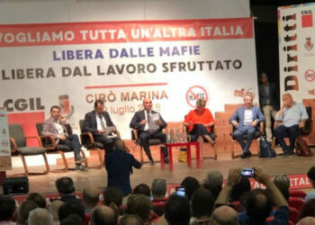 Cgil Cirò Marina, Calabria e Nazionale, presente con i suoi massimi vertici contro la presenza mafiosa