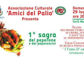 Prima edizione della “Sagra del Peperone e dei Peperoncini” sul lungomare sud di Torre Melissa