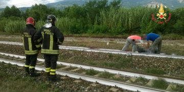 Ragazzo trentenne travolto da un treno in transito, morto sul colpo