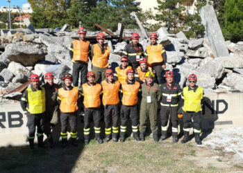 I Vigili del Fuoco di Crotone a Pisa, per la conquista della “certificazione internazionale INSARAG”