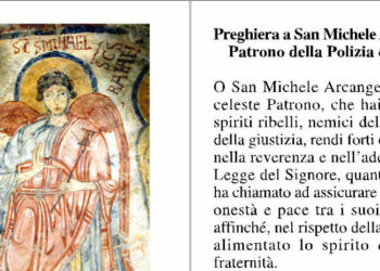 Sabato 29 celebrazione a Crotone della santa messa a San Michele Arcangelo, patrono della Polizia di Stato
