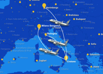 Aeroporto Crotone, i voli Ryanair: Milano Bergamo (giornaliero), Bologna (3 a settimana) e Norimberga (2 a settimana)