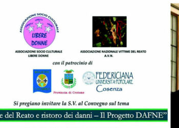 Il progetto Dafne “Vittime del Reato e ristoro dei danni” sabato 20 ottobre a Crotone