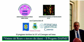 Il progetto Dafne “Vittime del Reato e ristoro dei danni” sabato 20 ottobre a Crotone