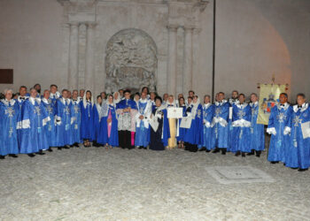 Sei neo Cavalieri dell’ANIOC di Crotone alla Celebrazione Solenne del Capitolo dell’Ordine dei Santi Contardo e Giuliano