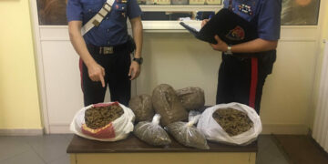 Trasportavano in auto sulla SS106 quasi 5 kg di marijuana nascosta in un borsone, arrestate 3 donne