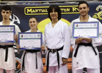 Tre nuove Cinture Nere di Karate per l’ASD Martial Kroton Ryu di Crotone
