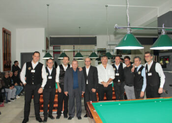 Ben 128 partecipanti provenienti da 5 regioni del sud alla Gara di Biliardo svolta al circolo del Roxy Bar di Cirò Marina