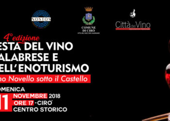 Domenica 11 novembre: Festa del Vino calabrese e dell’Enoturismo nel borgo antico di Cirò