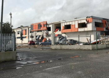 Il segretario della Ust e della Fisascat Cisl Francesco Mingrone e Fortunato Lopapa sui danni causati dalla tromba d’aria