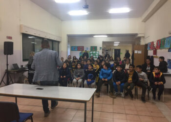 Incontro con gli alunni dell’I.C. Don Milani di Crotone sulla Giornata Nazionale della sicurezza nelle scuole