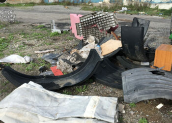 Crotone: Officina meccanica abbandonava rifiuti speciali pericolosi, denunciato 50enne